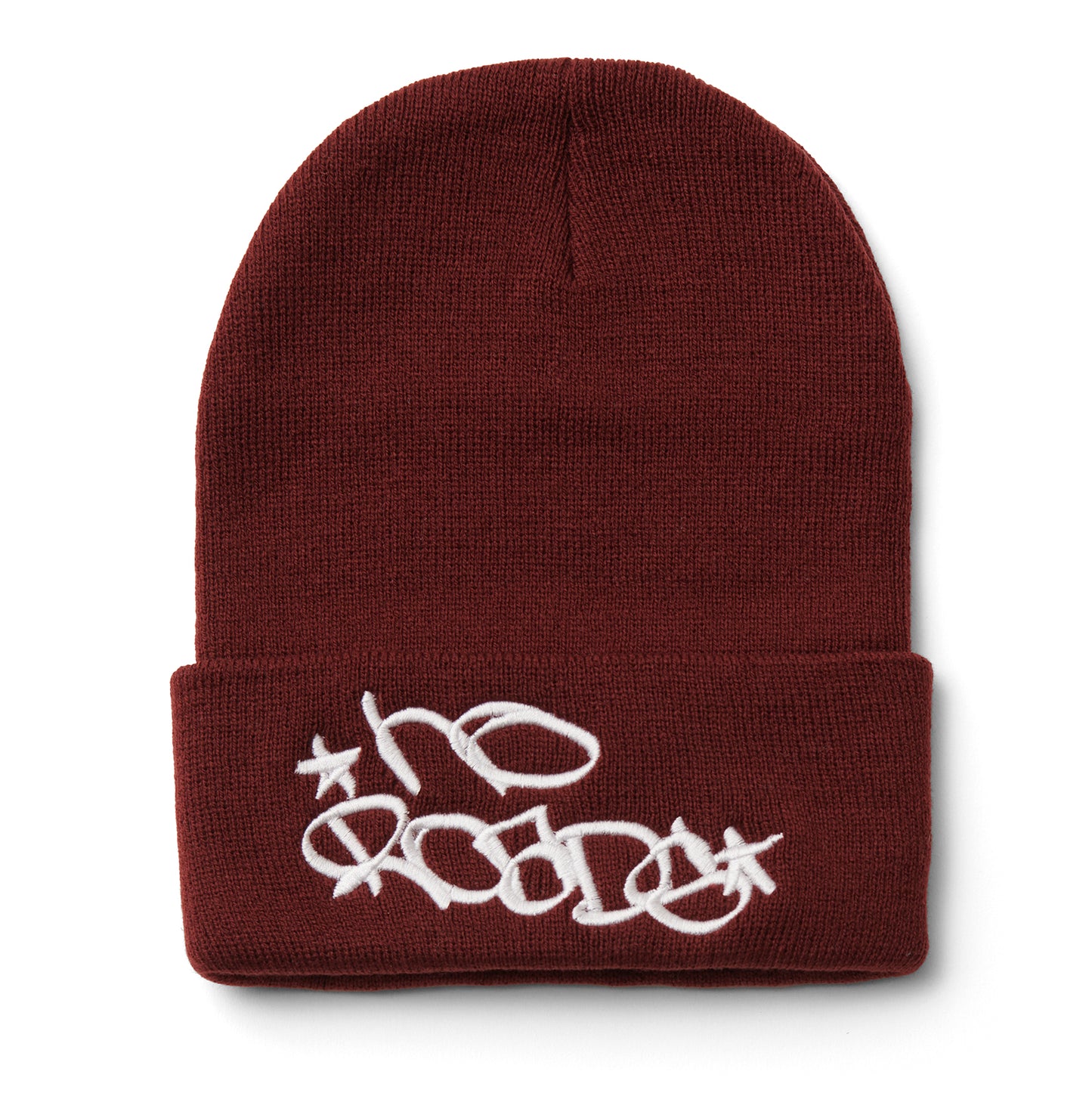 No Roads - Embroidered Beanie